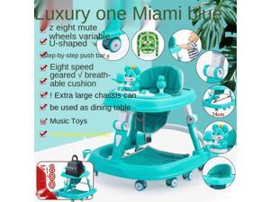 Baby walkers multi-function baby strollers U-Shape Blue
