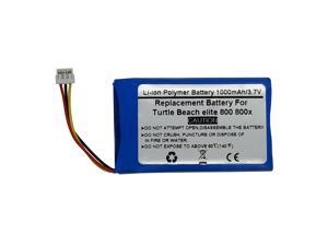 3.7V 1000mAH Replacement Battery for Turtle Beach Elite 800 800x Wireless Headsets