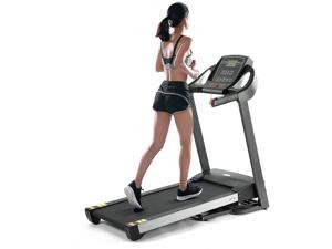 20'' Treadmills for Home with 15% Auto Incline, 3.0HP Folding Electric Treadmill 15 Preset, 10MPH Max Speed, 300 LBS Weight Capacity, Large Display & Cup Holder for Home Use &Gym