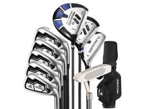 Maxkare Men's Golf Clubs Set 9-piece Complete Set with Bag, Right Handed