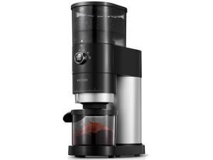AICOOK Coffee Burr Grinder, Conical Burr Grinder with Detachable, Over 40 Precise Grind Setting, Black