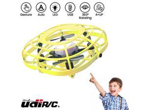 LED Flying Ball Drone Hand Control Mini Drone Toys for Kids w Fan Mode USA