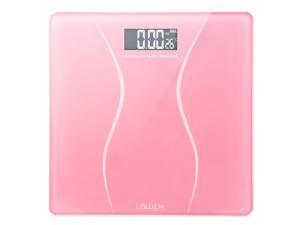 Household High-Precision Scale Intelligent Weight Scale Creative 180kg Small Waist Weight Scale Health Scale With Battery (Pink, Battery Type)