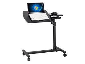 Multifunctional Lifting Computer Desk Angle & Height Adjustable Laptop Desk Sofa Side Bed Notebook Table Stand Rolling