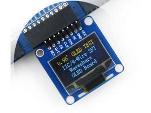 CFsunbird-Módulo de pantalla OLED de 0,96 pulgadas, OLED 12864, aguja curva azul y amarillo