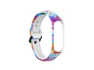 1pc est Soft Silicone Sport Band Straps For Samsung Galaxy Fit 2 SM-R220 Bracelet Printed Pattern Replacement Watchband