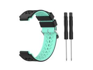 1pc For Garmin Approach S2 S4 GarminVivoactive Double Color Replacement Silicone Wristbands Steel Buckle With Screwdriver