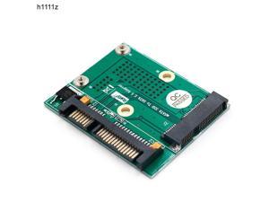 mSATA SSD to SATA 2.5" Adapter Converter Card Metal Extension Bracket 3.3V LED Computer Components for Full-Mini Half-Mini Card