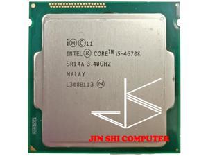 INTEL Core i5-4670K i5 4670K I5 4670K 3.4GHz/6MB /4 cores /Socket 1150/5 GT/s)Quad Core Desktop CPU SR14A 4670K