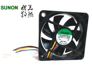 for SUNON PSD1206PHB1-A DC12V 3.04W 60x60x15mm 4Pin Case/CPU Cooling Fan 