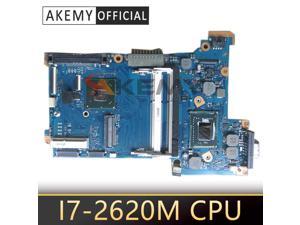 AKEMY FAL3SY2 A2980A For toshiba Portege R700 R705 laptop motherboard QM67 DDR3 SR041 I72620M CPU onboard Mainboard