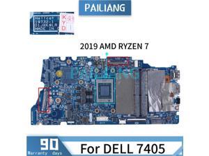 For DELL 7405 2019 AMD RYZEN 7 Laptop Motherboard 197321 0NNDRC DDR4 Notebook Mainboard