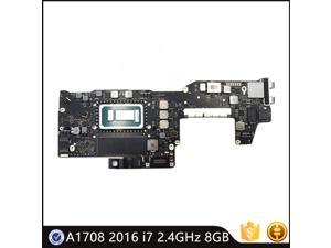 Laptop i7 2.4GHz 8GB A1708 Motherboard 820-00840-A For Macbook Pro 13" A1708 Logic board EMC 3164 Replacement 2016