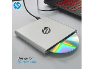 HP USB3.0 Bluray External Optical Drive 3D 1080P HD BD-R TL/QL DVD Disc Reader Player for Computer PC Ultrabook Laptop MacBook