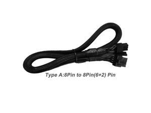 8pin to Single 8pin (6+2)Pin PCIe VGA Power Supply Cable For EVGA Supernova G2/3