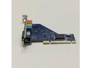 For Desktop Computer Built-in Independent Sound Card PCI Sound Card 4.1 Channel 3D Audio Stereo 8738