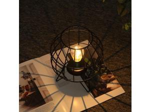 JHY DESIGN Tabletop Lamp Bedside LED Battery Lamp Battery Powered Lamp Decorative Desk Lamp with Feet Cage Cordless Lamp for Home Desk Balcony Bedroom Indoor Outdoor Entrance Table Garden Party