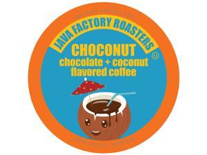 Java Factory Coffee Pods for Keurig K Cup Brewers, Choconut - Chocolate and Coconut Flavored Coffee, 40 Count