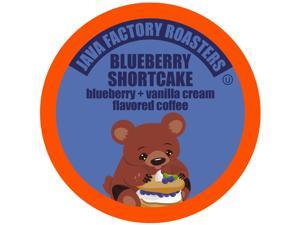 Java Factory Blueberry Shortcake Single-Cup Coffee for Keurig K-Cup Brewers, 40 Count