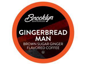 Brooklyn Beans Gingerbread Man  Coffee Pods for Keurig 2.0 K-Cup Brewers, 40 Count