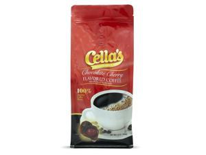 Cellas Chocolate Cherry Flavored, Medium Roast, Ground Coffee, Six - !2 ounces Bags