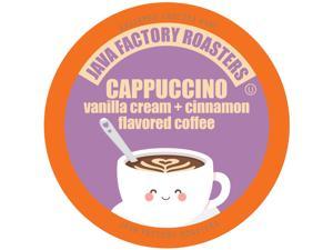 Java Factory Cappuccino Flavored Coffee for Keurig K-Cup Brewers, 80 Count