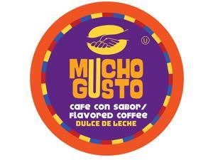 Mucho Gusto Dulce de Leche Flavored Coffee Pods Compatible with K Cup Brewers Including 20 40 Count