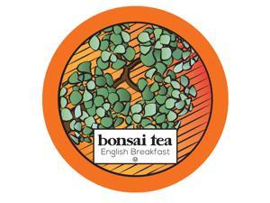 Bonsai Tea Co English Breakfast Compatible with 20 Keurig K Cup Brewers 100 Count
