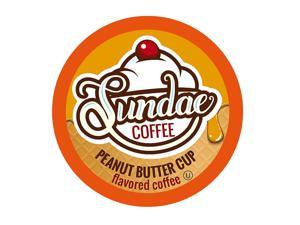Sundae Ice Cream Flavored Coffee Pods 20 Keurig KCup Compatible Peanut Butter Cup 48 Count