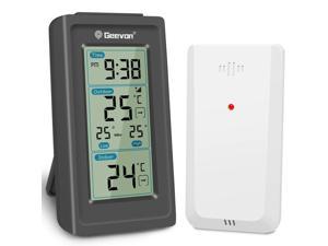 Wireless Thermometer: Indoor/Outdoor, Outside Temp, Indoor Humidity/Inside  Temp - Grainger