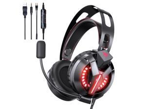 ONIKUMA Gaming headset 7.1 Surround Sound Gaming Headphone Over Ear Memory Earmuff for PS4, PS5, PC, Xbox One,Mac ONIKUMA Gaming headset 7.1 Surround Sound Gaming Headphone Over Ear Memory Earmuff for PS4, PS5, PC, Xbox One,Mac