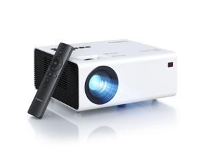 Crosstour P970 Mini Portable Projector Native 1080P Full HD Video Projector, 60000 Hrs LCD Lamp Life