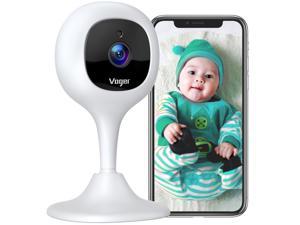 Voger VP230 Baby Monitor Security Camera with 2-Way Audio 1080P WiFi Home Security Camera with Motion Detection Night Vision, Compatible with Alexa