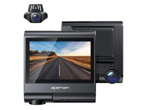 APEMAN C770 4K Touch Screen Dash Cam, 1920x1080P Front and Rear Dash Camera for Cars, Built-in GPS & Wi-Fi, Dual 170° Sony Sensor Car Camera, with Parking Mode, Motion Detection, Support 128GB Max