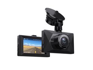 Crosstour Dash Cam, Full HD1080P Dash Camera for Cars 3” LCD Screen Car Camera 170° Wide Angle DVR Recorder with WDR, G-Sensor, Loop Recording, and Motion Detection