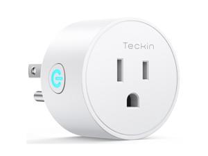 TECKIN SP10-1 Smart Plug Mini Outlet Compatible with Google Assistant, WiFi Enabled Remote Control Smart Socke,1 Pack.