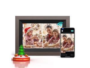 Kenuo Digital Photo Frame 12 inch Digital Picture Frame IPS 16:10 Screen with HD 1920X1080 Electronic Picture Frame Advertising Player with Remote Control /Calendar/Clock/Auto On/Off Timer 12 Inch, White 