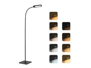 Teckin FL32A Floor Lamp, Led Dimmable Standing Lamp, 5 color temperatures and 4 Brightness Levels, Touch Control Lamp with Adjustable Gooseneck for Living Room, Bedroom and Office