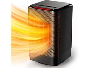 AUZKIN Space heater, Oscillating Portable Heater , Small Heater Desk Heater PTC Ceramic Heater with Overheater Tip-over Protection, Electric Space Heaters for indoor use or Office Bedroom