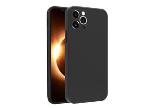 LANOMY Compatible with iPhone 12 Pro Case, Shockproof Protective Case, Full Body Cover, Lens Bumper Protection, Anti-drop Protection Case, Ultra Slim Design, 6.1 inch Black