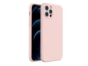 LANOMY Compatible with iPhone 12 Pro Case, Shockproof Protective Case, Full Body Cover, Lens Bumper Protection, Anti-drop Protection Case, Ultra Slim Design, 6.1 inch Pink
