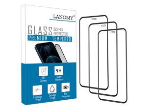LANOMY 3 Packs Glass Screen Protector Compatible with iPhone 12 Mini, 9H Hardness Tempered Glass Film, Bubble Free, Anti-scratch, HD Clear, Case Friendly, 5.4 inch Display