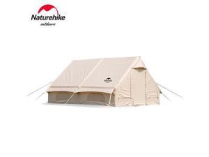 Naturehike Large Inflatable Cotton Tent 5-8 Person 12 Outdoor Cotton Cloth Family Tent With Air Pump Camping tent NH20ZP010