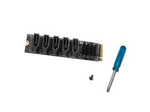 Adapter Card Hard Disk SI-Pex40139 Jmb585 Chipset 5 Port for PCIe PC Desktop