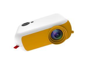 Mini Projector 1080P Home Theater Cinema Kids Gift Remote Control Yellow