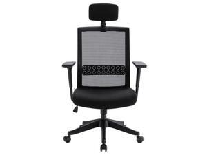 Office Chair Adjustable Headrest Mesh Office Chair Office Desk Chair Computer Task Chair