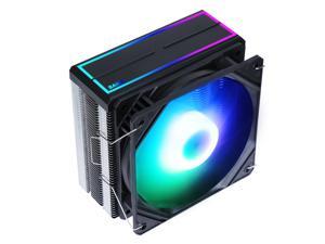 SAMA KA400D RGB CPU Air Cooler with 12cm PWM Fan,4 Copper Heat Pipes For AMD/Intel Universal Gaming Computer Cooling Radiator Black