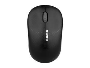 SAMA HJ3000 2.4GHz ABS Wireless Mouse Business Office Mini Mute Mouse for PC Laptop Black