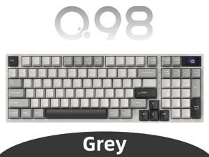 SAMA 24G Wireless Bluetooth Mechanical Keyboard Q98 Black White Grey
