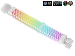 SAMA 2*8PIN Addressable RGB Power Extension Cable Double Side Lighting Mode...
